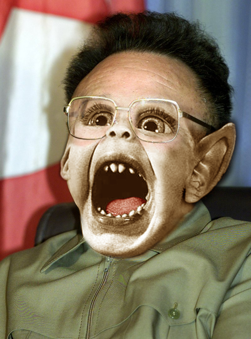 Illustration for article titled Let's All Laugh At Kim Jong-Il While Looking At His Secret Life Photoshops